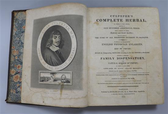 Culpeper, Nicholas - The English Physician ... Culpepers Complete Herbal,